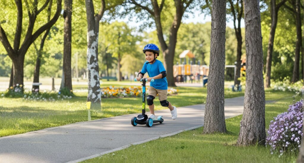 Hulajnoga dla najmłodszych - Trójkołowa